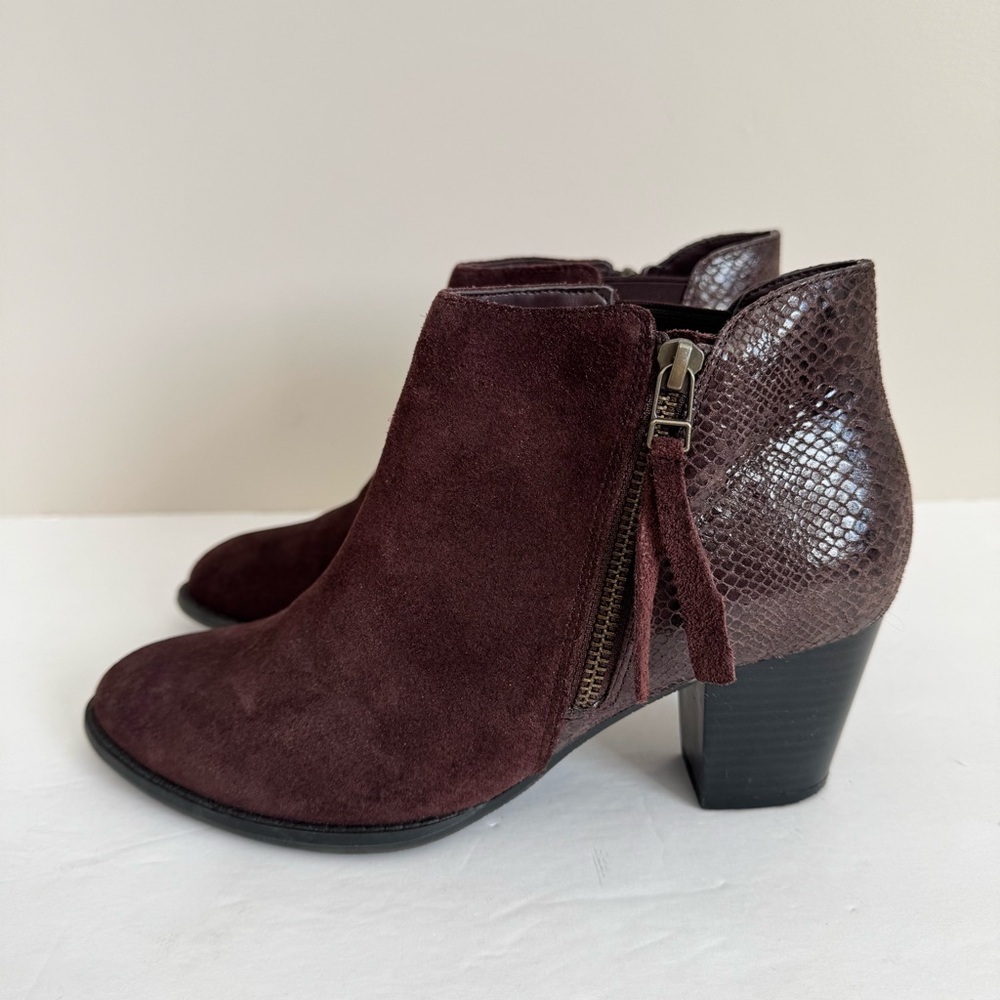 Vionic Anne Ankle Boots In Java Snake size 8 - Picture 7 of 11